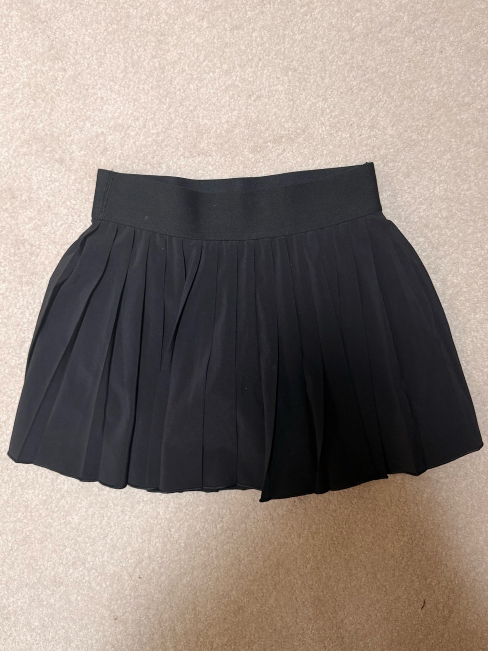 TNA Black Pleated Mini Skirt
